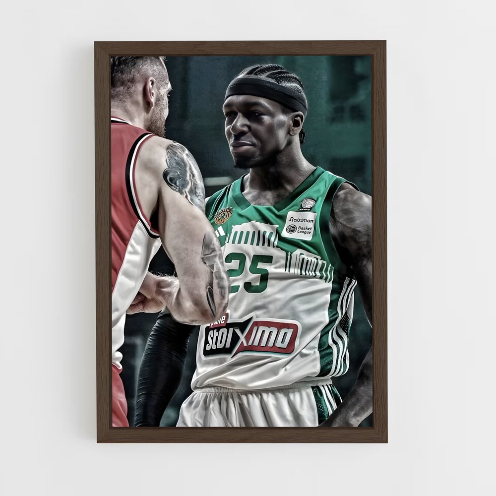 Poster Échange de Stratégies – affiche Basketball (vue 5)